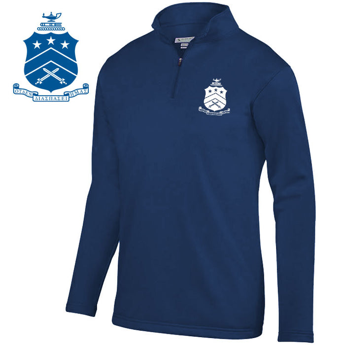 Pi Kappa Phi Crest Moisture Wicking Fleece Pullover