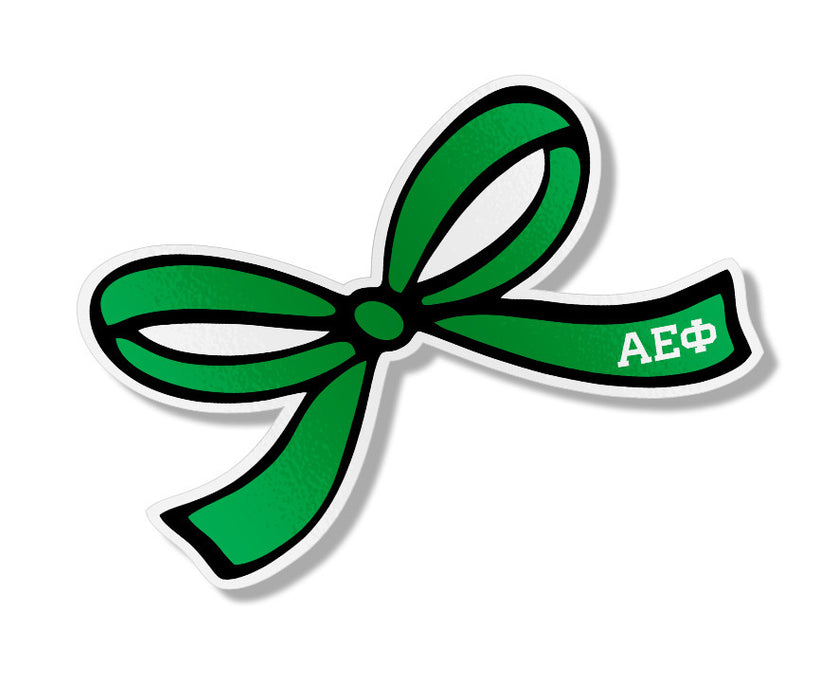 Alpha Epsilon Phi Pretty Bow Decal Alpha Epsilon Phi Pretty Bow Decal