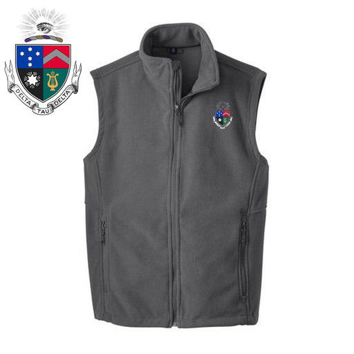 Delta Tau Delta Fleece Crest - Shield Vest