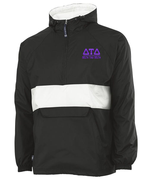 Delta Tau Delta Greek Letter Windbreaker Pullovers