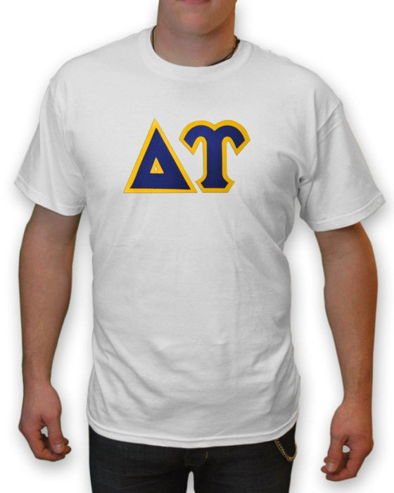 Delta Upsilon Lettered T Shirt Delta Upsilon Lettered T-Shirt