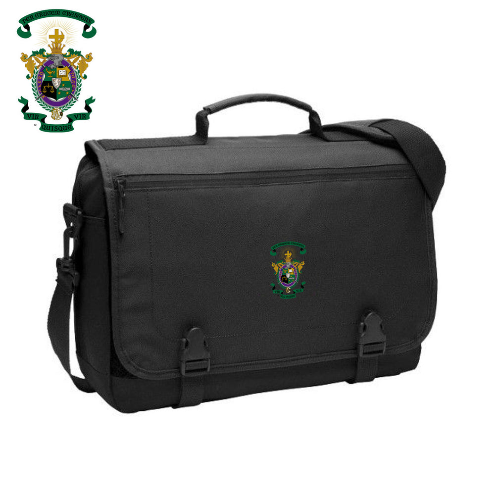 Discount Lambda Chi Alpha Messenger Briefcase DISCOUNT-Lambda Chi Alpha Messenger Briefcase