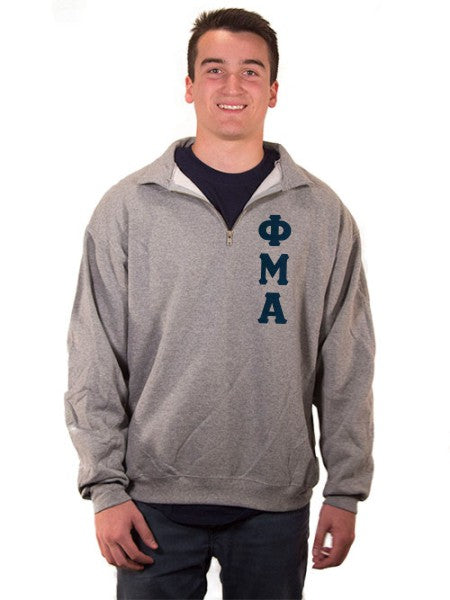 Kappa PSI Quarter-Zip with Sewn-On Letters