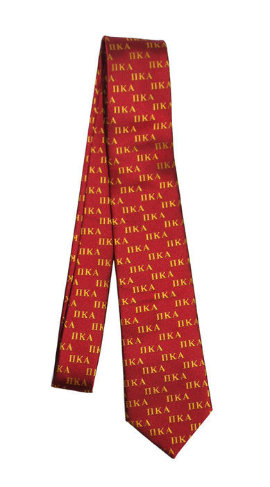 Sale! Delta Chi Gold and Red Striped Silk Tie / Delta Chi