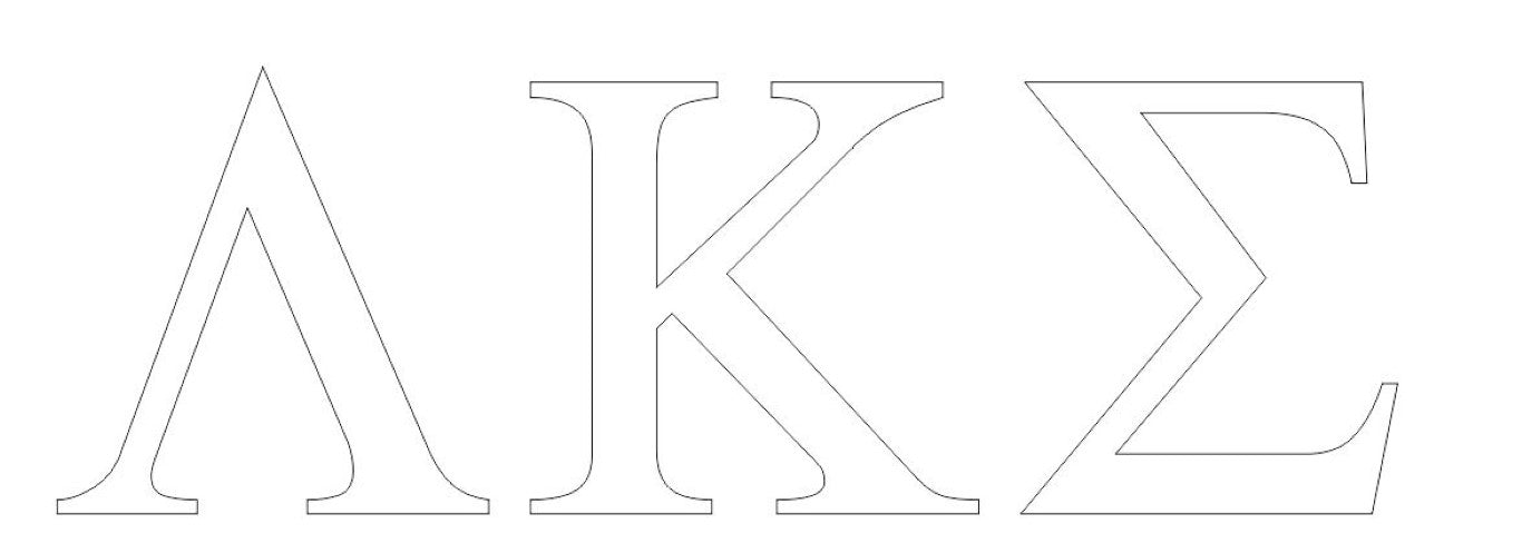 zoeken onaangenaam China Kappa Kappa Gamma 2" Greek Letter Window Sticker — GreekU