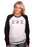 Sigma Psi Zeta Long Sleeve Baseball Shirt with Sewn-On Letters