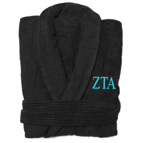 Zeta Tau Alpha Greek Letter Bathrobe