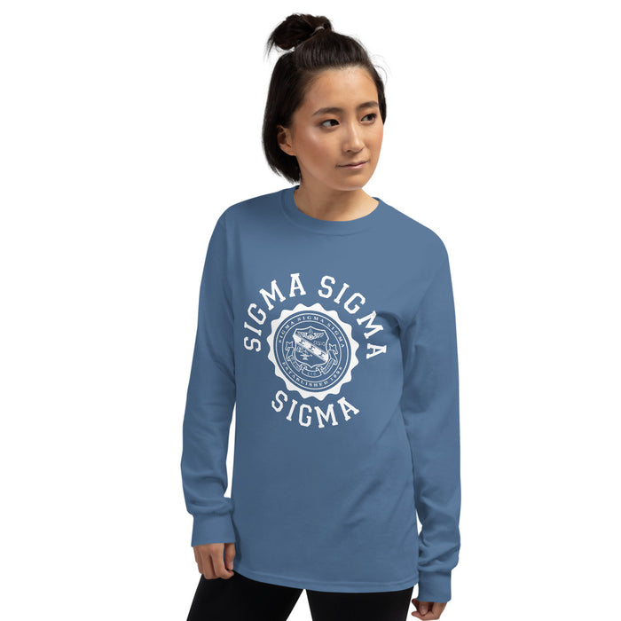 Sigma Sigma Sigma Crest Long Sleeve Shirt Sigma Sigma Sigma Crest Long Sleeve Shirt