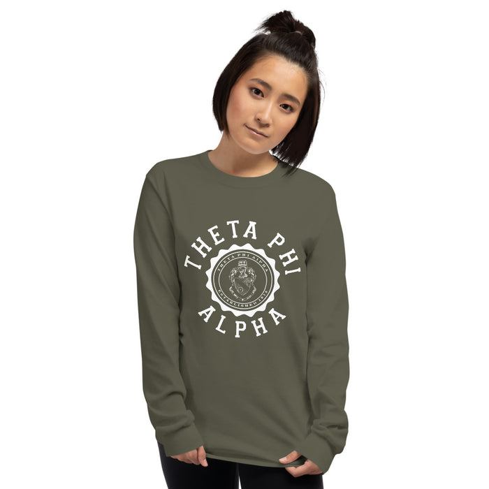 Theta Phi Alpha Crest Long Sleeve Shirt Theta Phi Alpha Crest Long Sleeve Shirt